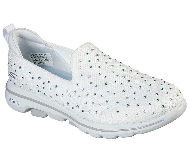 Zapatillas Para Caminar Skechers Mujer - GOwalk 5 Blanco EXUMT9710